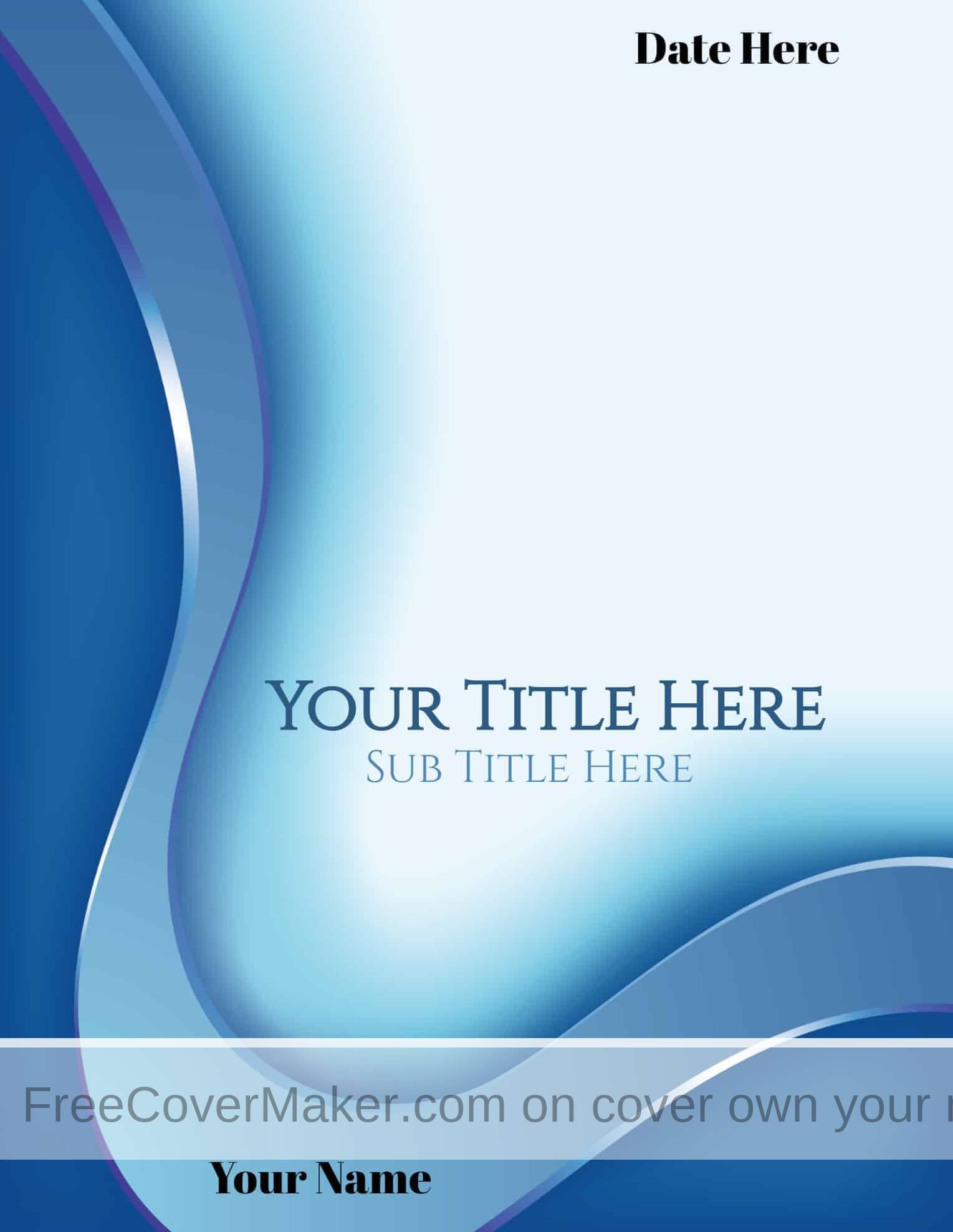 cover page design 3d