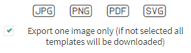 image formats available